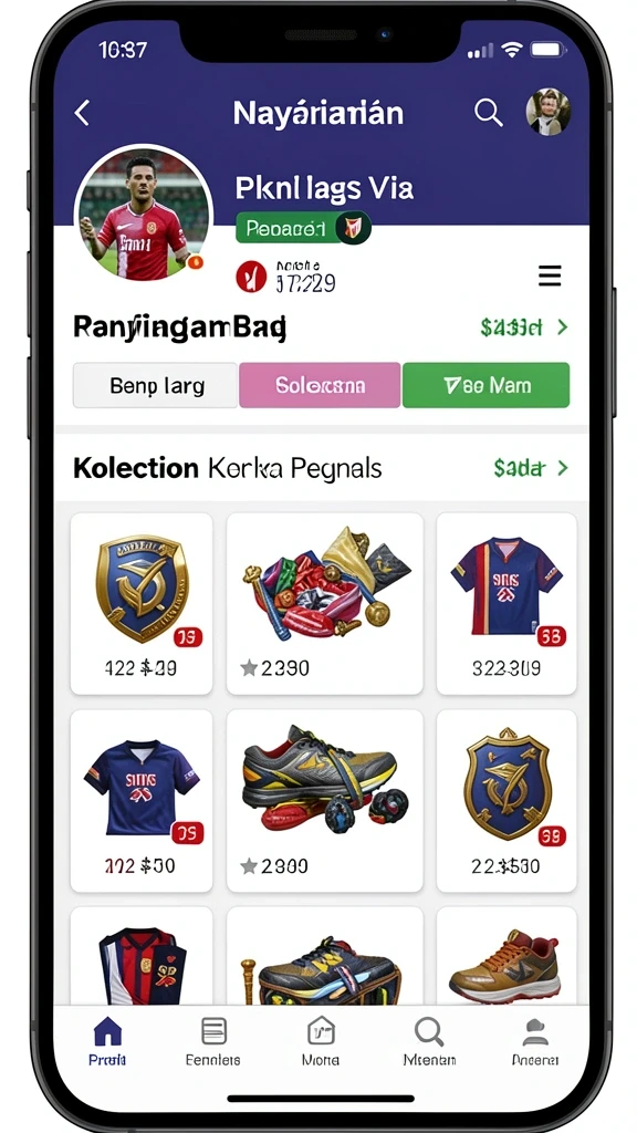 Screenshot menunjukkan tantangan harian yang seru.