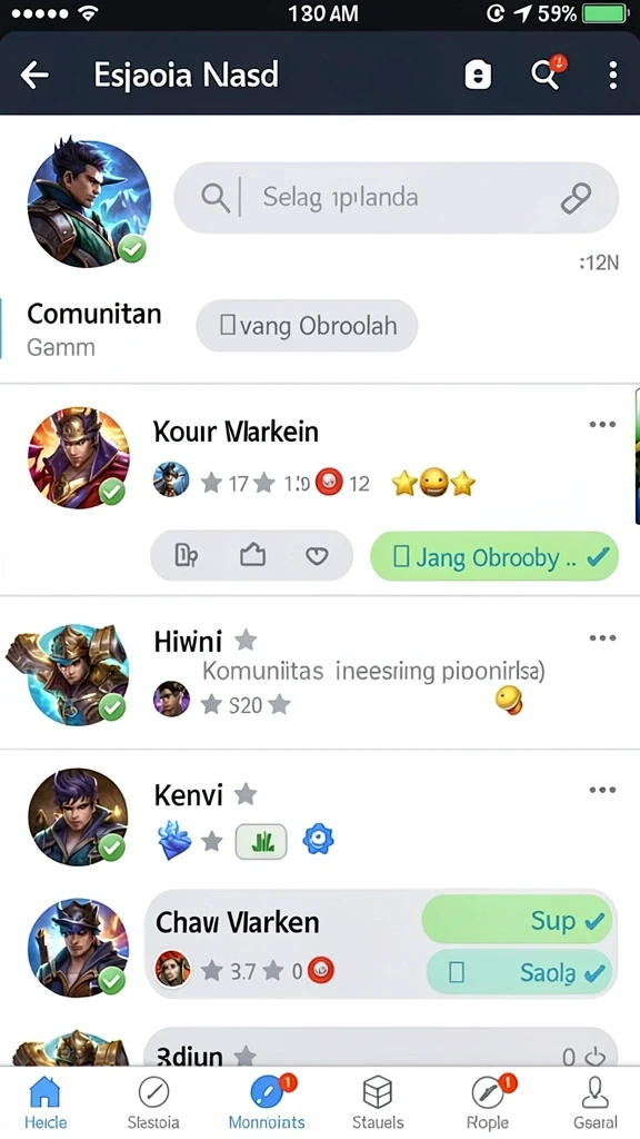 Aksi seru di ruang pertempuran.