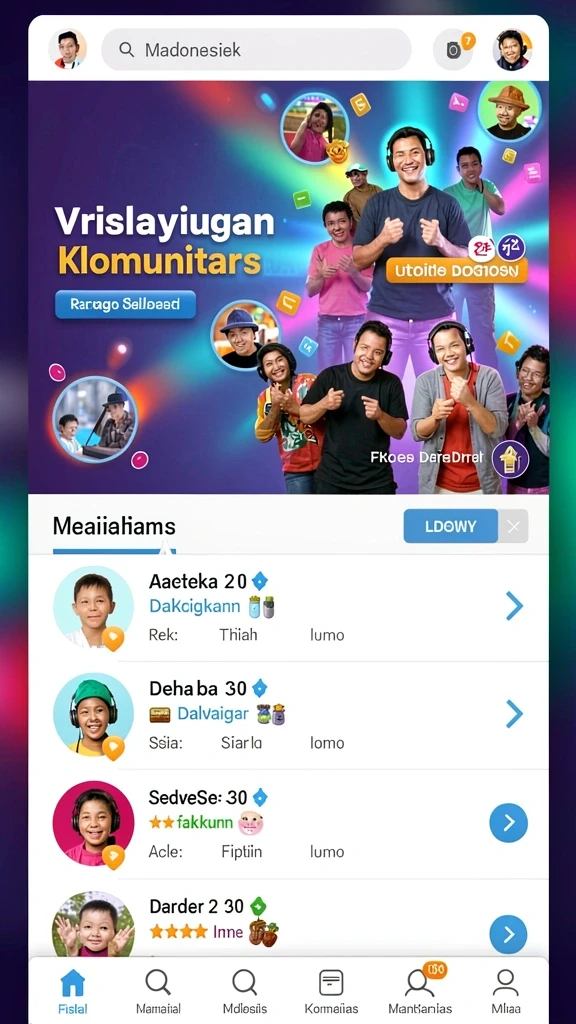 Pengalaman multiplayer yang seru dan interaktif.