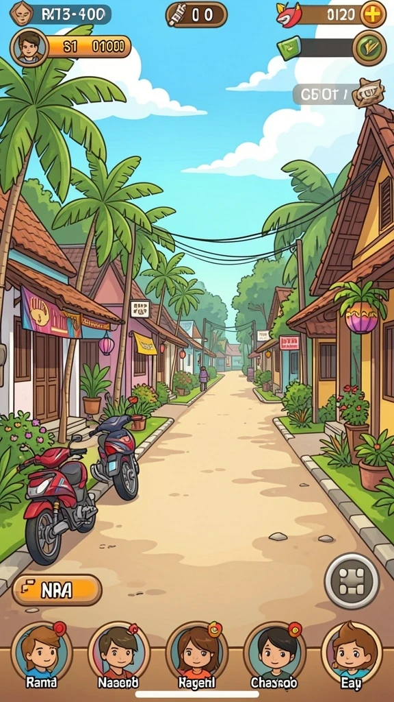 Grafis menawan yang membuat permainan semakin seru.