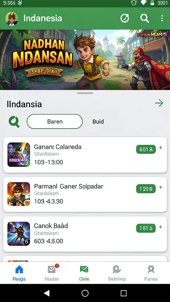 Antarmuka yang menarik dan mudah digunakan.