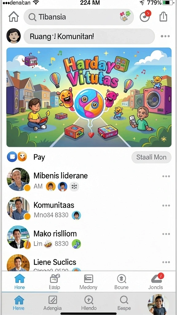 Tampilan antarmuka yang menarik dan mudah dinavigasi.