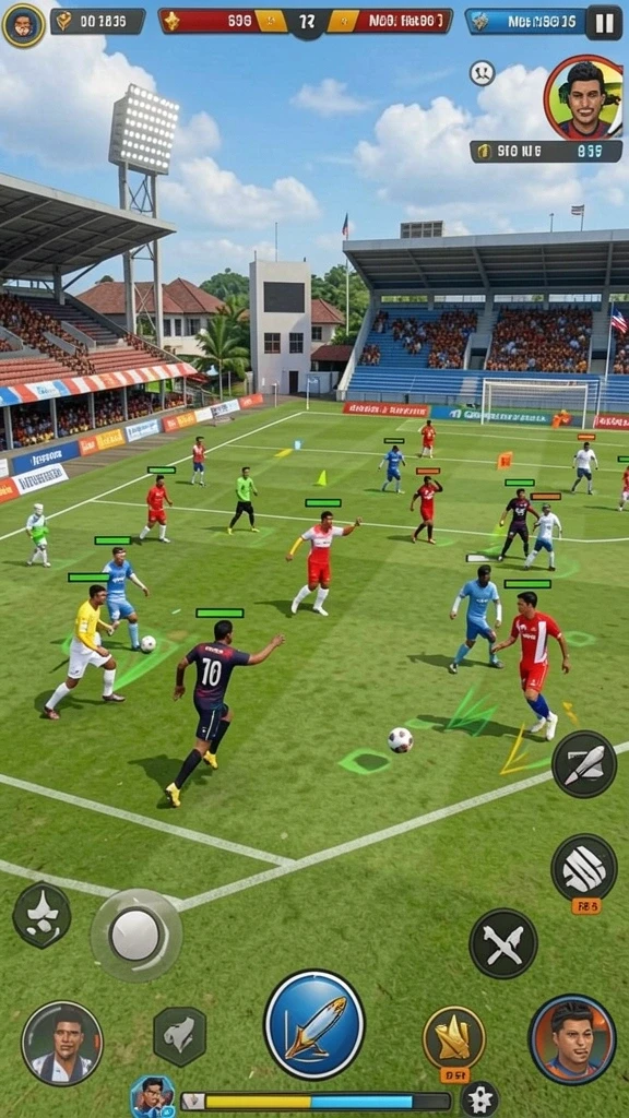 Fitur turnamen yang seru dan kompetitif.