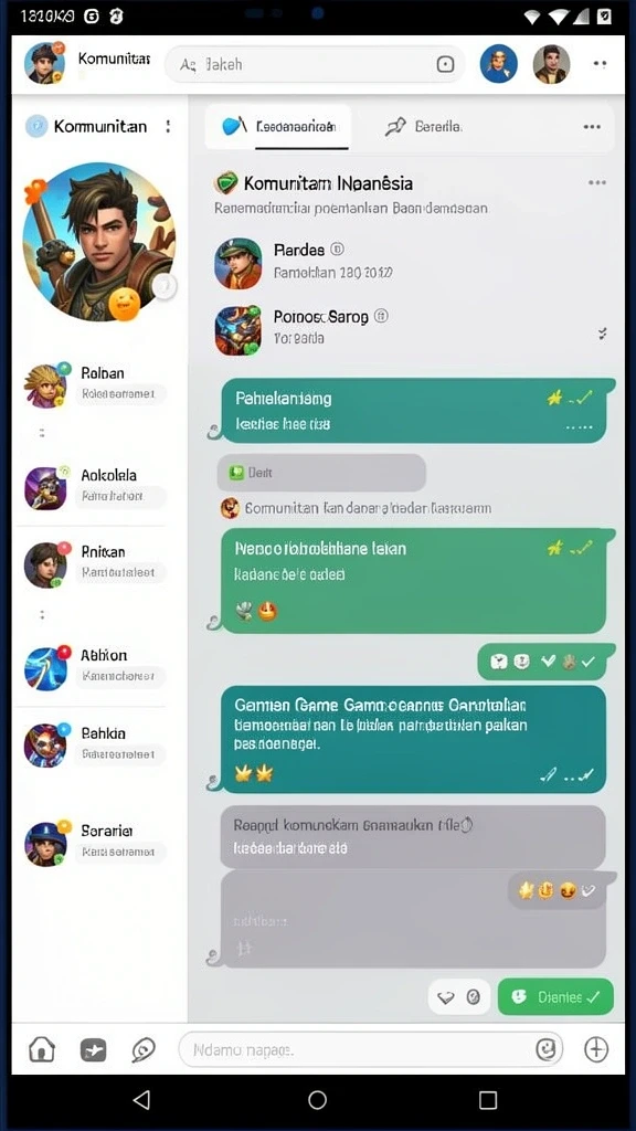Tampilan karakter yang unik dan menarik dalam BOSJOKO.