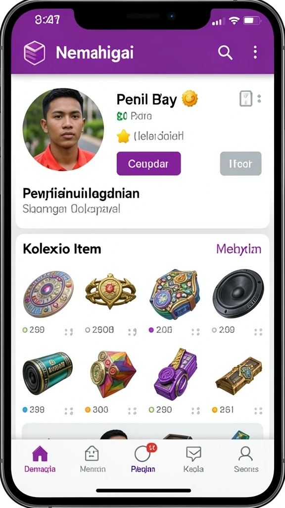 Tampilan utama COLOKSGP yang menarik dan intuitif.