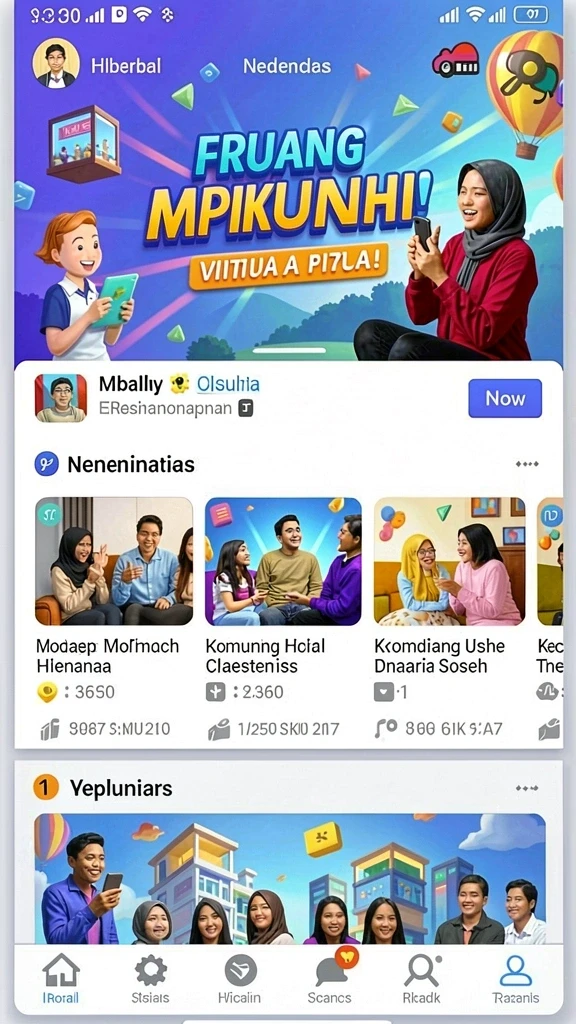 Karakter-karakter unik siap menemani petualangan kamu.