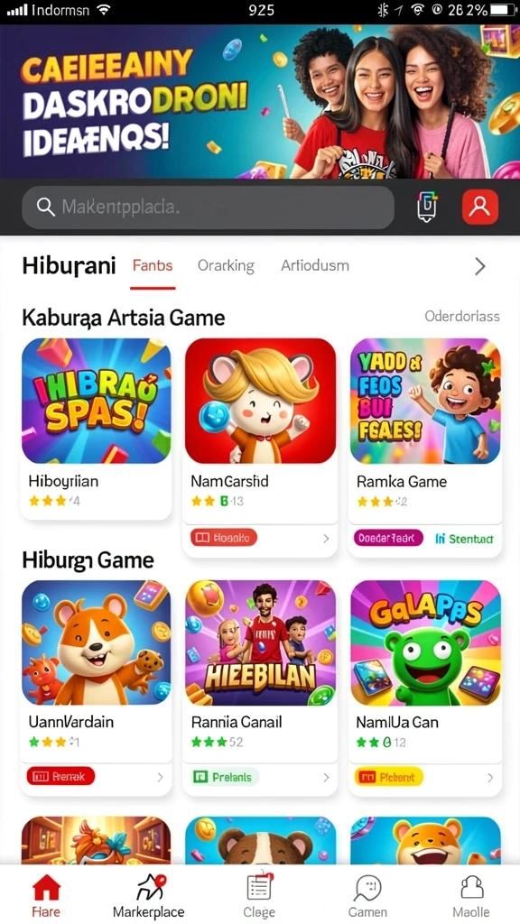 Sistem reward yang menarik dan beragam.