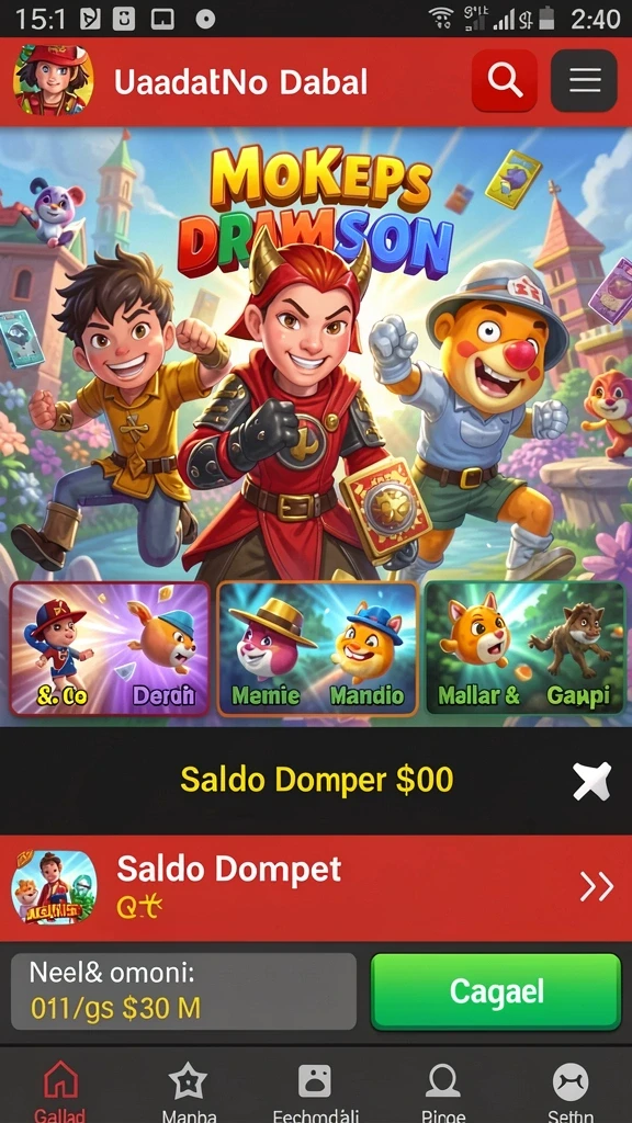 Tangkapan layar dari fitur multiplayer yang seru.