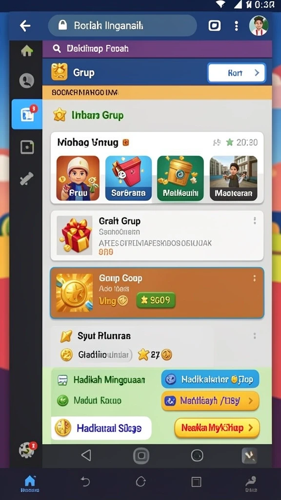 Beragam karakter unik untuk dipilih.