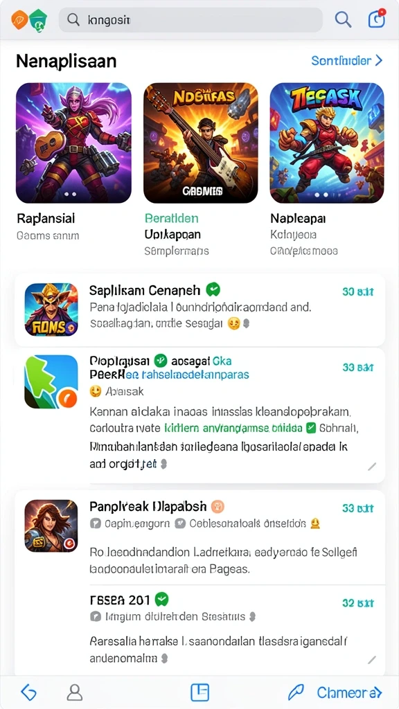 Tangkapan layar menunjukkan antarmuka pengguna yang ramah.