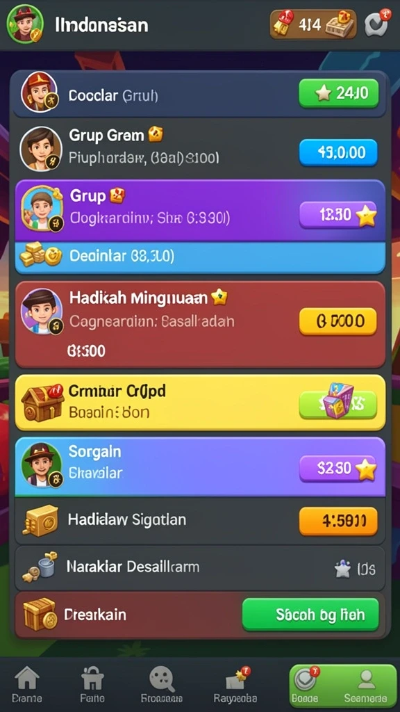 Tampilan antarmuka aplikasi yang intuitif dan menarik.