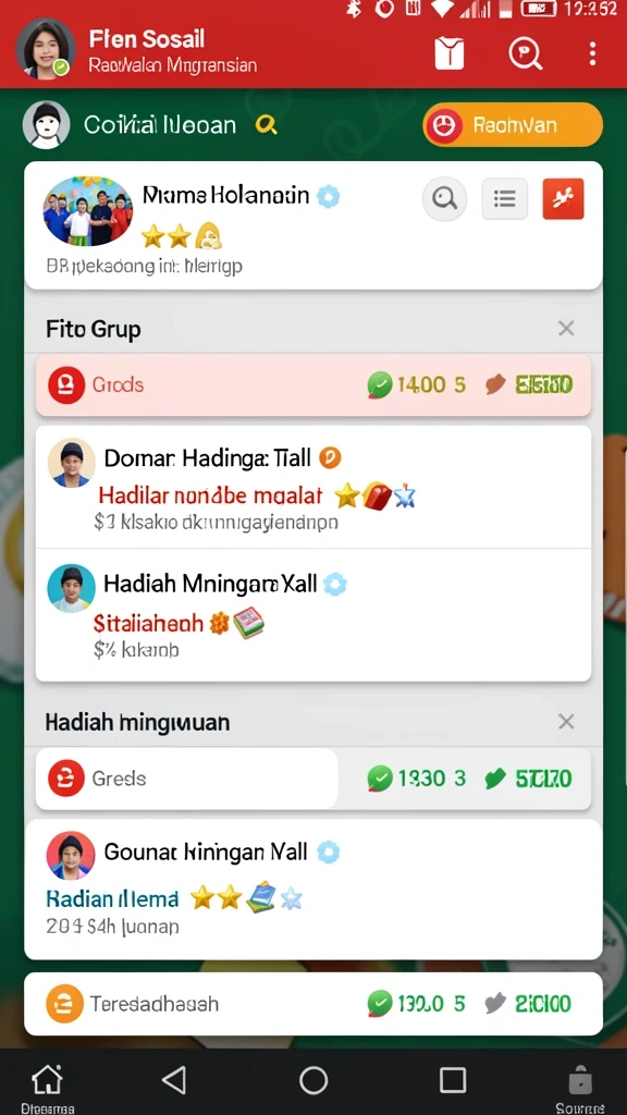 Tangkapan layar fitur multiplayer yang seru dan interaktif.