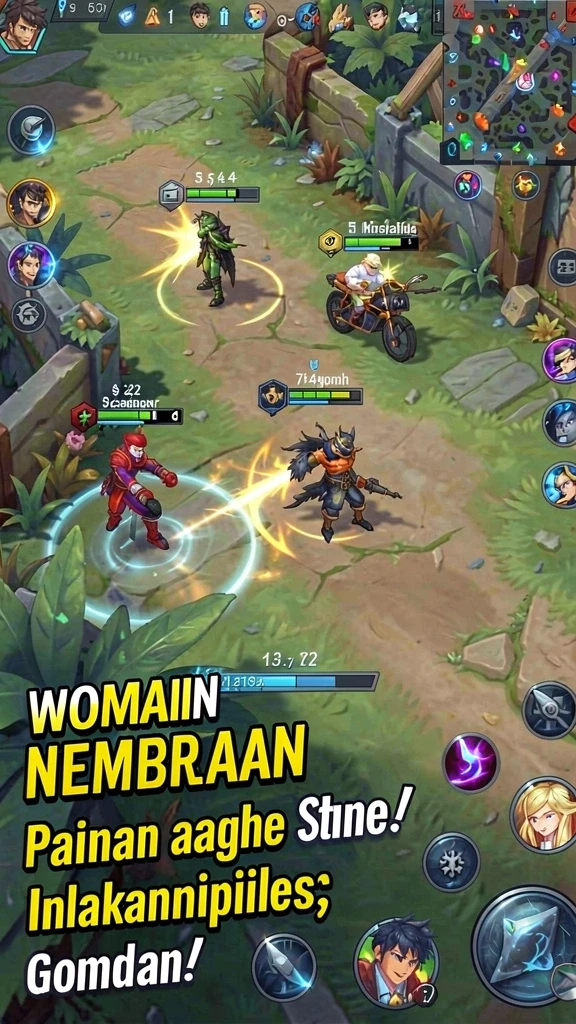 Tampilkan kemenangan besar di layar utama.