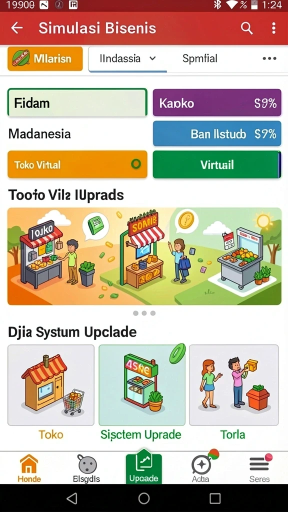 Mode multiplayer KAKWIN yang memungkinkan bersaing dengan teman.