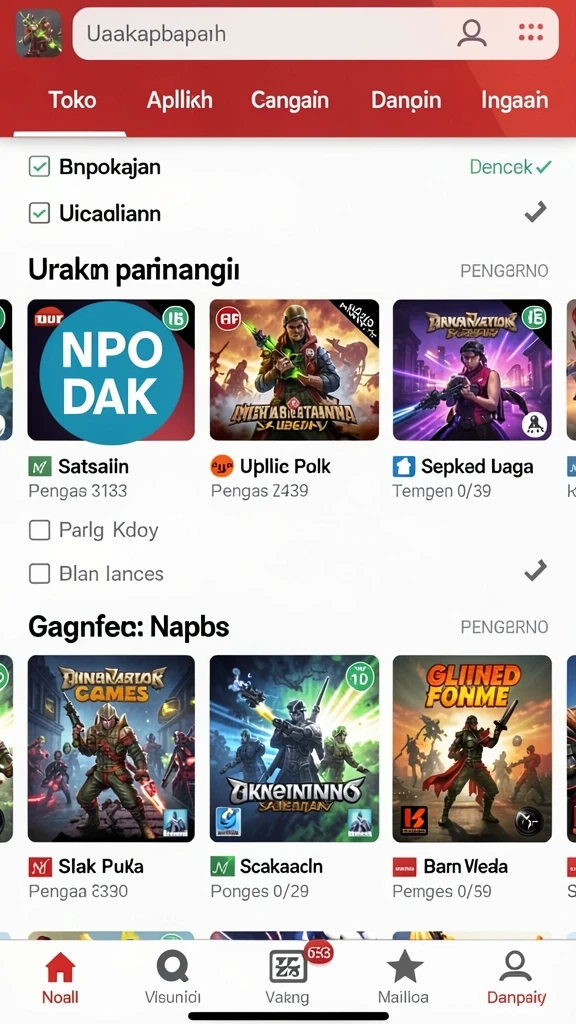 Tampilan awal yang menarik dari LION4D.