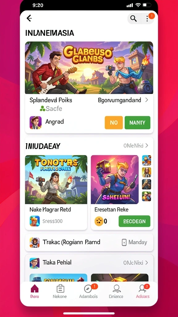 Menampilkan salah satu level menarik dari MEGA338.