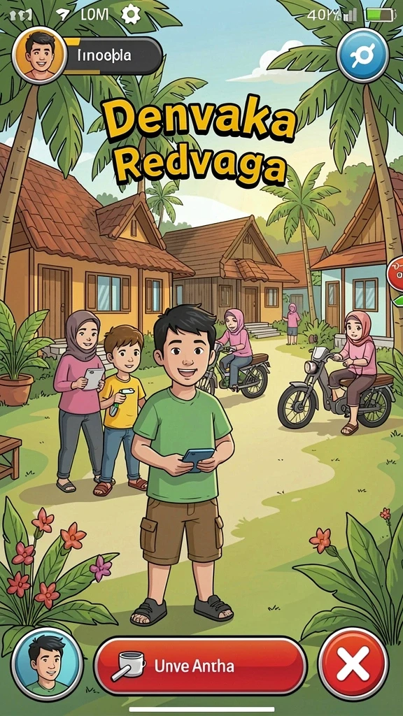 Karakter-karakter menarik dengan desain yang unik.