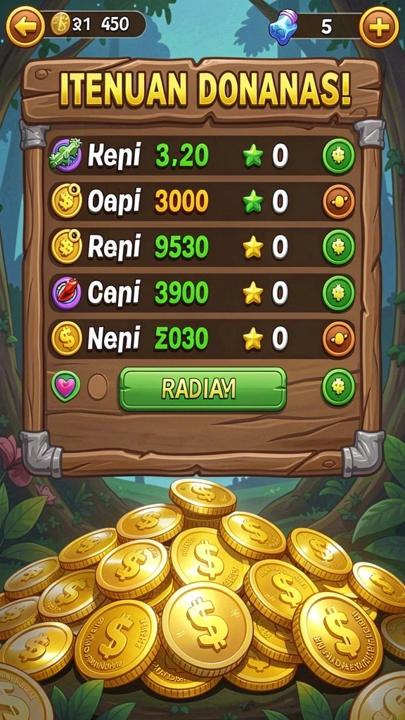 Level yang bervariasi dan penuh tantangan menarik.