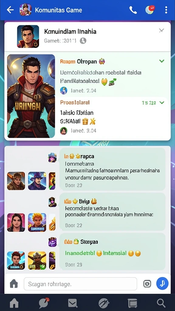 Berbagai permainan menarik yang bisa dipilih.