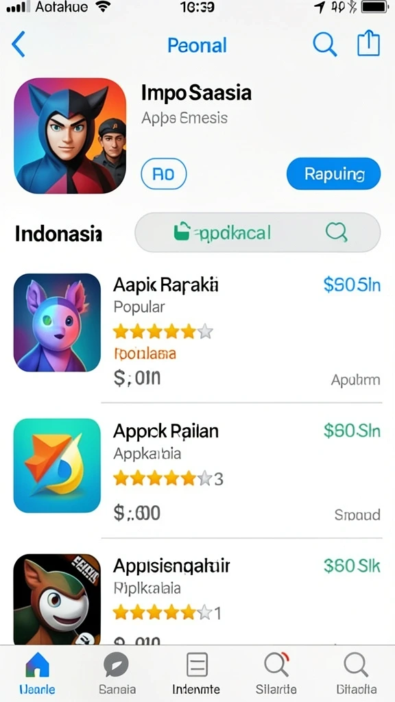 Tampilan antarmuka pengguna yang intuitif dan mudah digunakan.