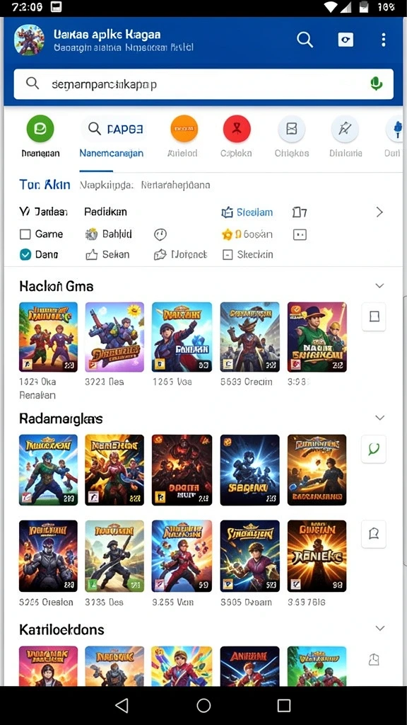 Tampilan antarmuka yang kreatif dan menarik.