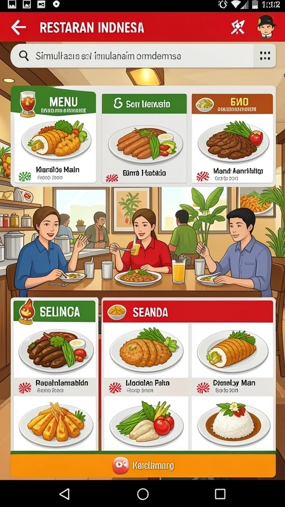 Tampilan antarmuka yang menarik dan mudah digunakan.