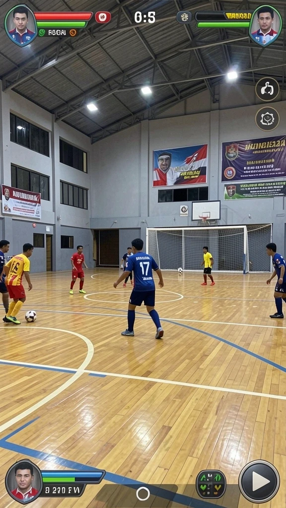 Tangkapan layar menunjukkan aksi laga yang mendebarkan.