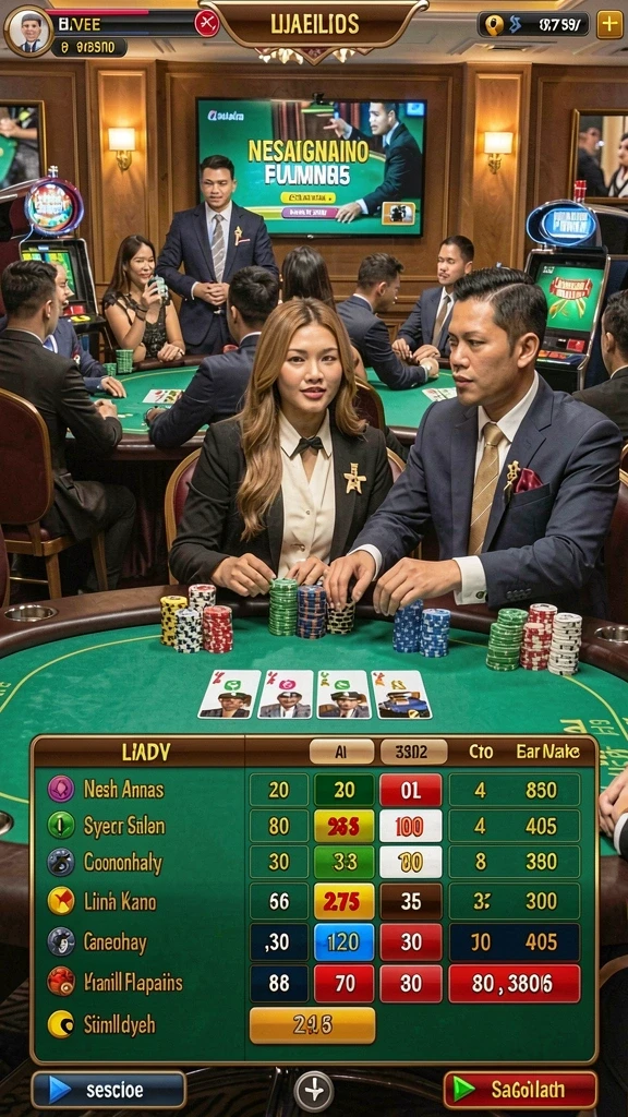 Lingkungan permainan yang beragam dan menantang.