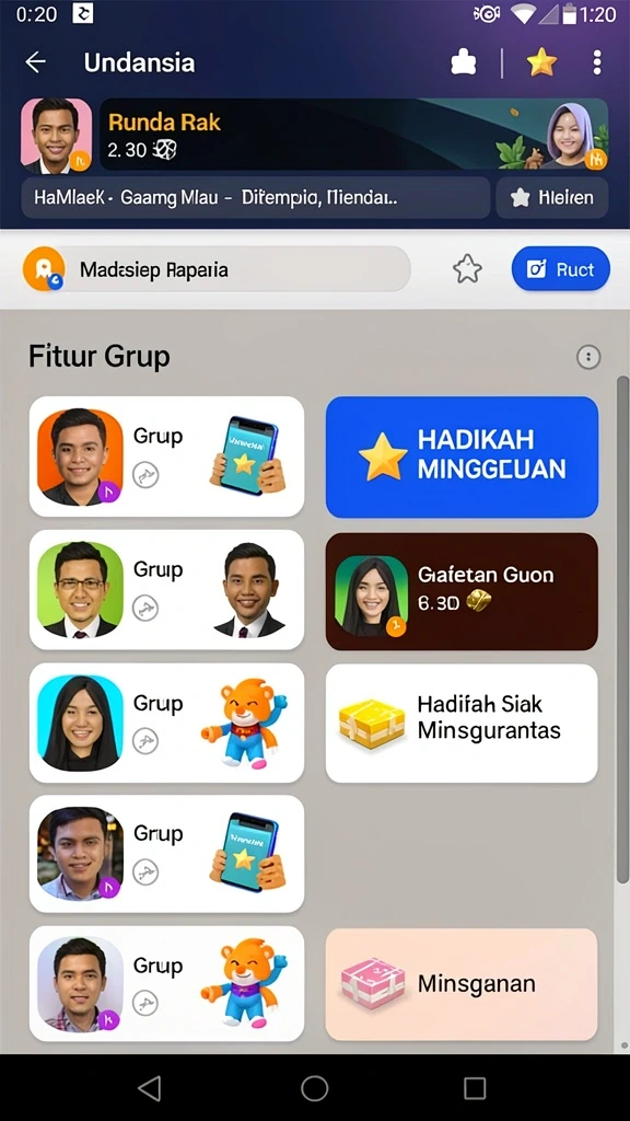 Tangkapan layar menunjukkan karakter utama dalam aksi.