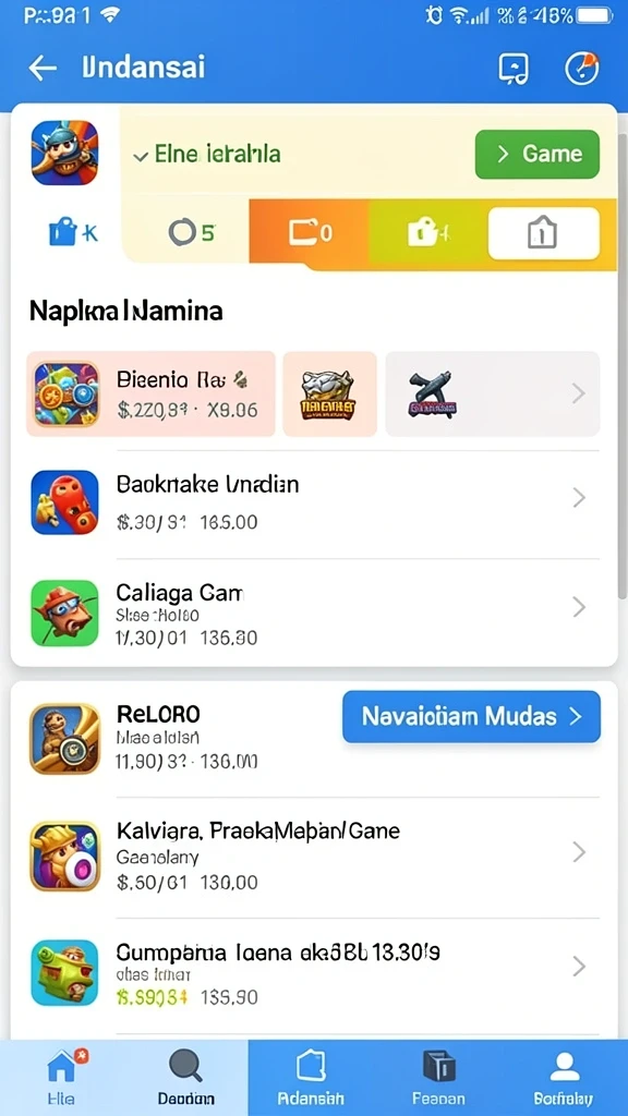 Tampilan antarmuka yang menarik dan mudah digunakan.