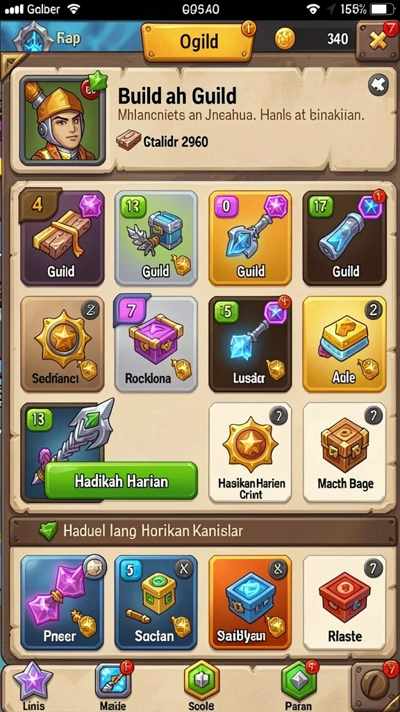 Grafis permainan yang memukau dan detail yang mendalam.