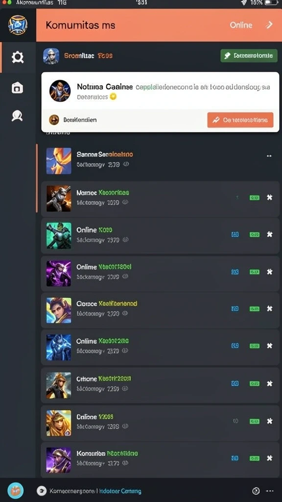 Screenshot menampilkan karakter utama dalam mode aksi.