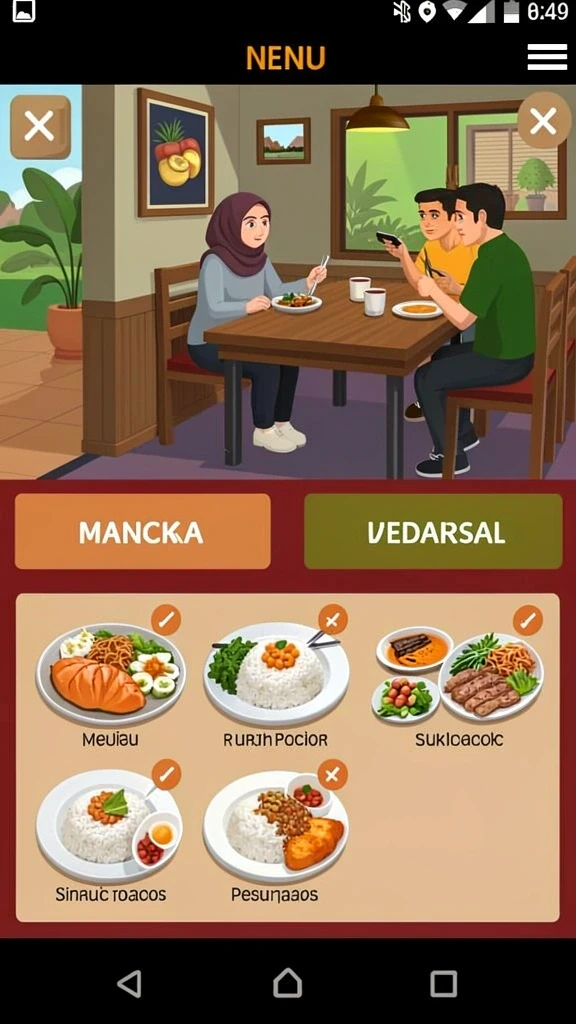 Tampilan antarmuka yang menarik dan mudah digunakan.