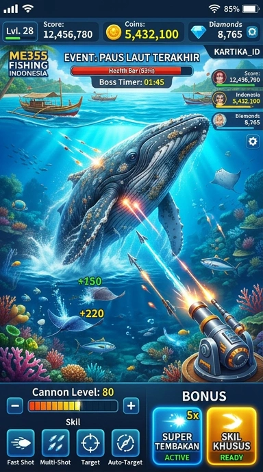 me355 — layar beranda